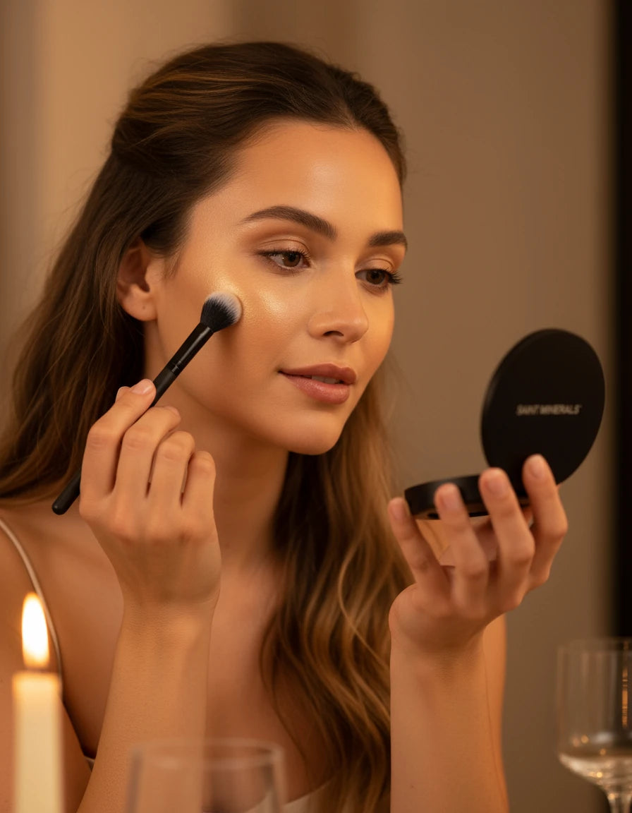 Saint Minerals Pressed Highlighter - Golden Glow