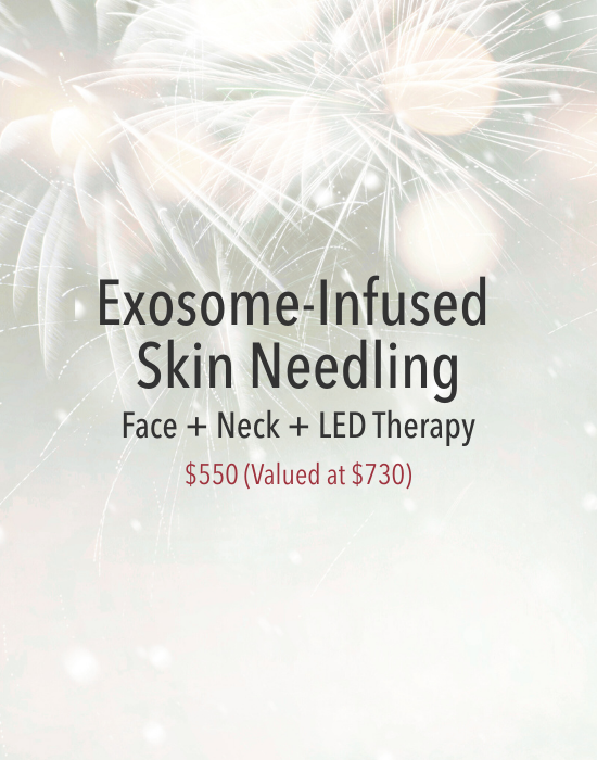 EXOSOME-INFUSED SKIN NEEDLING (Face + Neck Needling + LED)