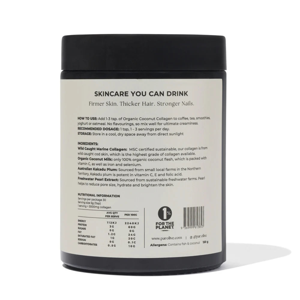 Par Olive Pearl Marine Collagen Superpower (Organic Coconut)